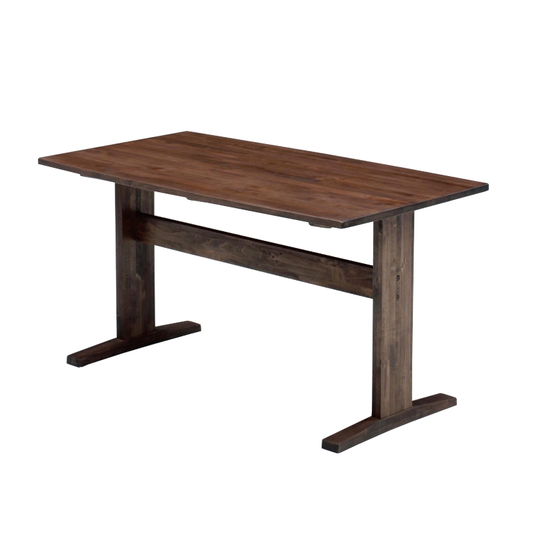 オイル塗装 ナチュラル家具 エルモ 120LDテーブル 120X66cm WN