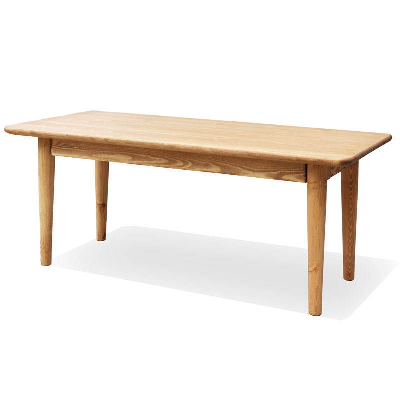 リビングテーブル センターテーブル コーヒーテーブル 100x45 パイン材 無垢  Pine Furniture【 CO-04ローテーブル1000 】