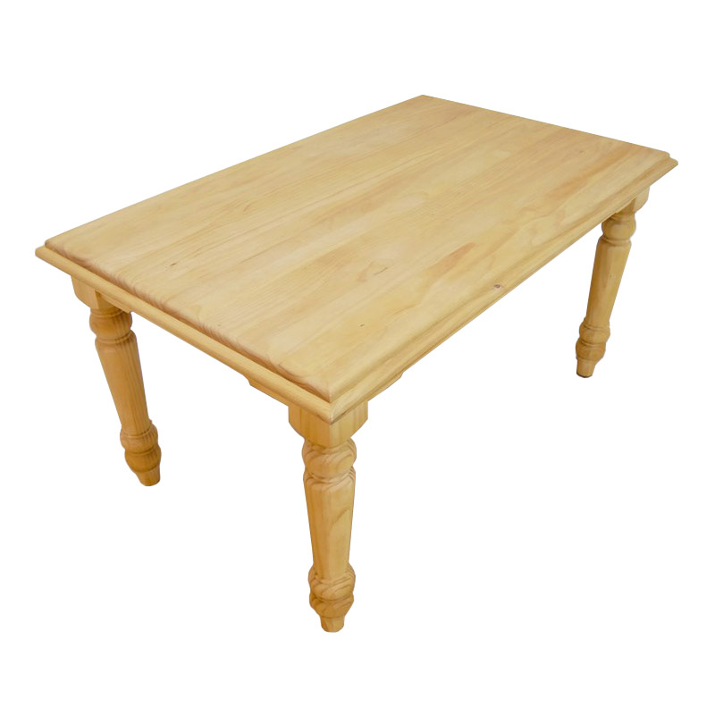 オイルフィニッシュのカントリー家具【パインファクトリー】140ダイニングテーブル  4人用食卓
