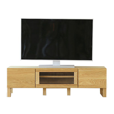 【国産家具】 レッチェ 120TVボード ホワイトオーク材の木目が美しい家具