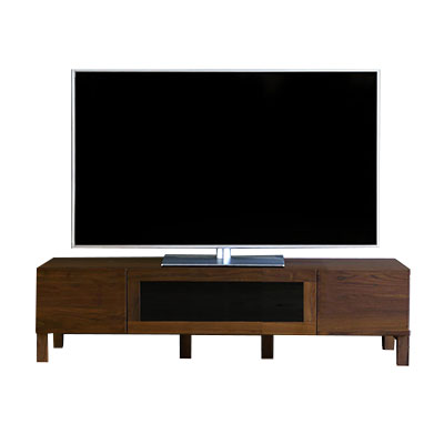 【国産家具】 レッチェ 142TVボード ウォールナット材の木目が美しい家具