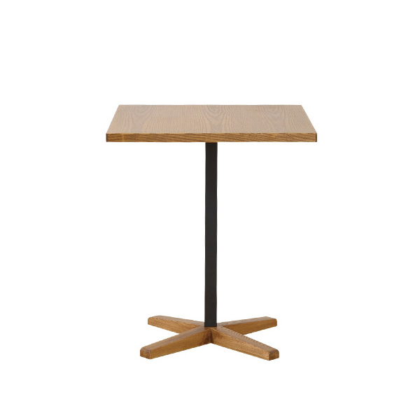 ナチュラル家具 アンジー  カフェの雰囲気を楽しめるテーブル [トフィー テーブル 60×70 無垢天板] 　