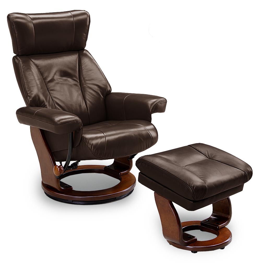   ソファ リクライナー  オットマン付き 本革/合皮 [アニータ ] 回転式