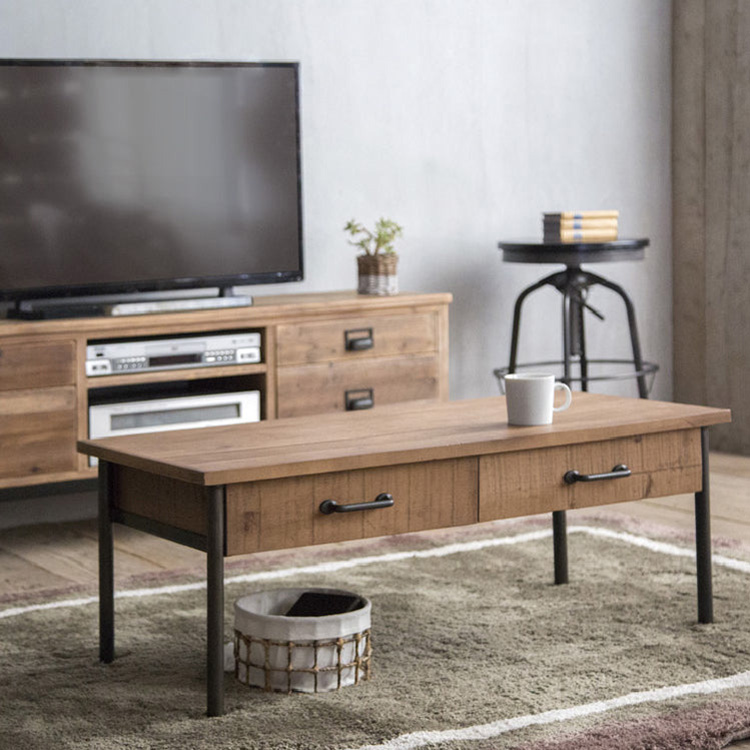 【Knot Antiques ノットアンティークス】モカ コーヒーテーブル CRASH