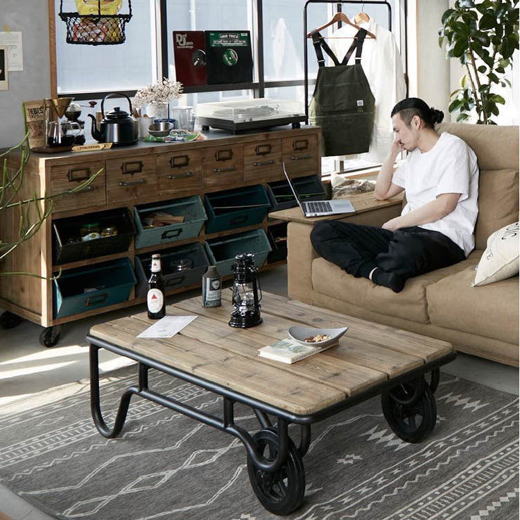 【Knot Antiques ノットアンティークス】カシャ コーヒーテーブル 1000 CRASH