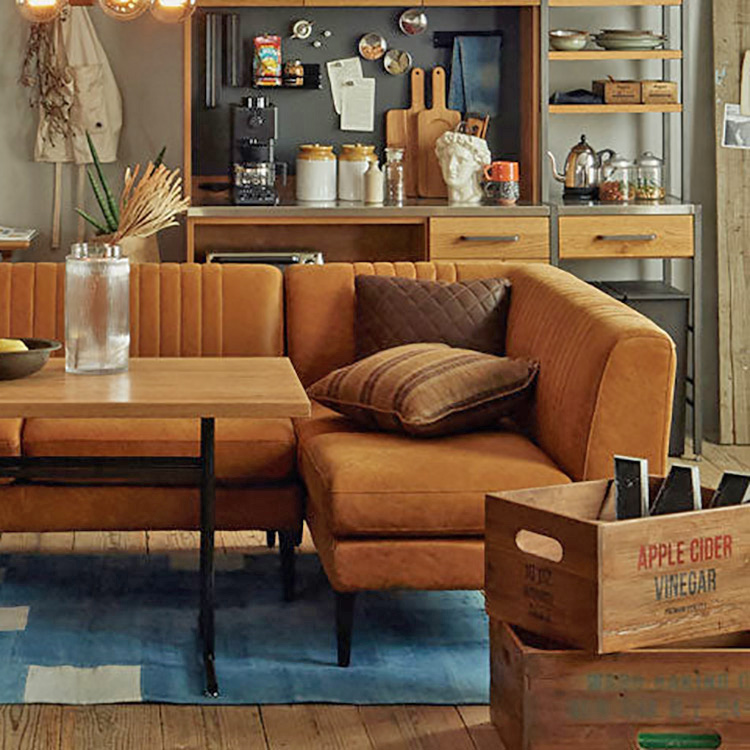 【Knot Antiques ノットアンティークス】グレス 2Pソファ 肘付き CRASH