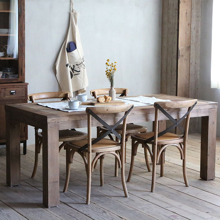 【Knot Antiques ノットアンティークス】デコ ダイニングテーブル 1600 CRASH