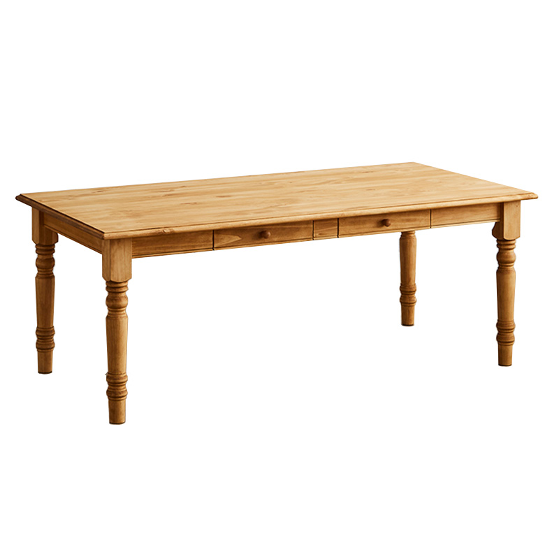 【カントリーナチュラルパイン家具】 Pine Furniture 1800ダイニングテーブルA001-180