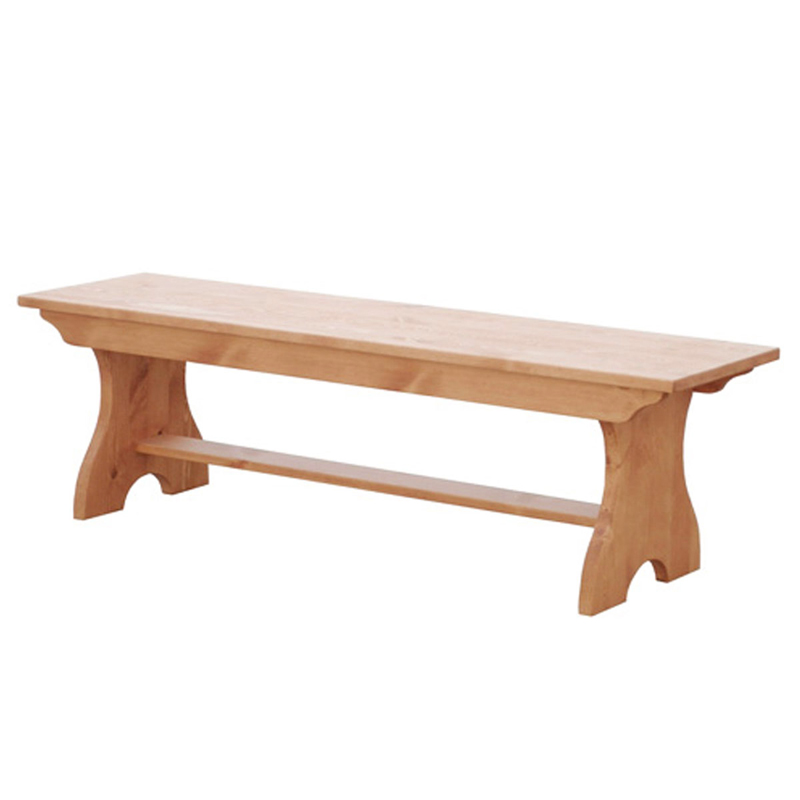 【カントリーナチュラルパイン家具】 Pine Furniture ベンチチェア150　A010-150