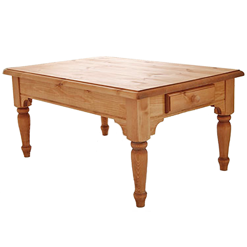 【カントリーナチュラルパイン家具】 Pine Furniture ローテーブル900 A308-900　オイル塗装