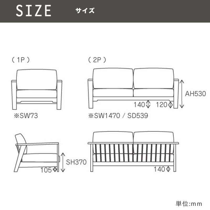 モーク 1Pベースのサイズ