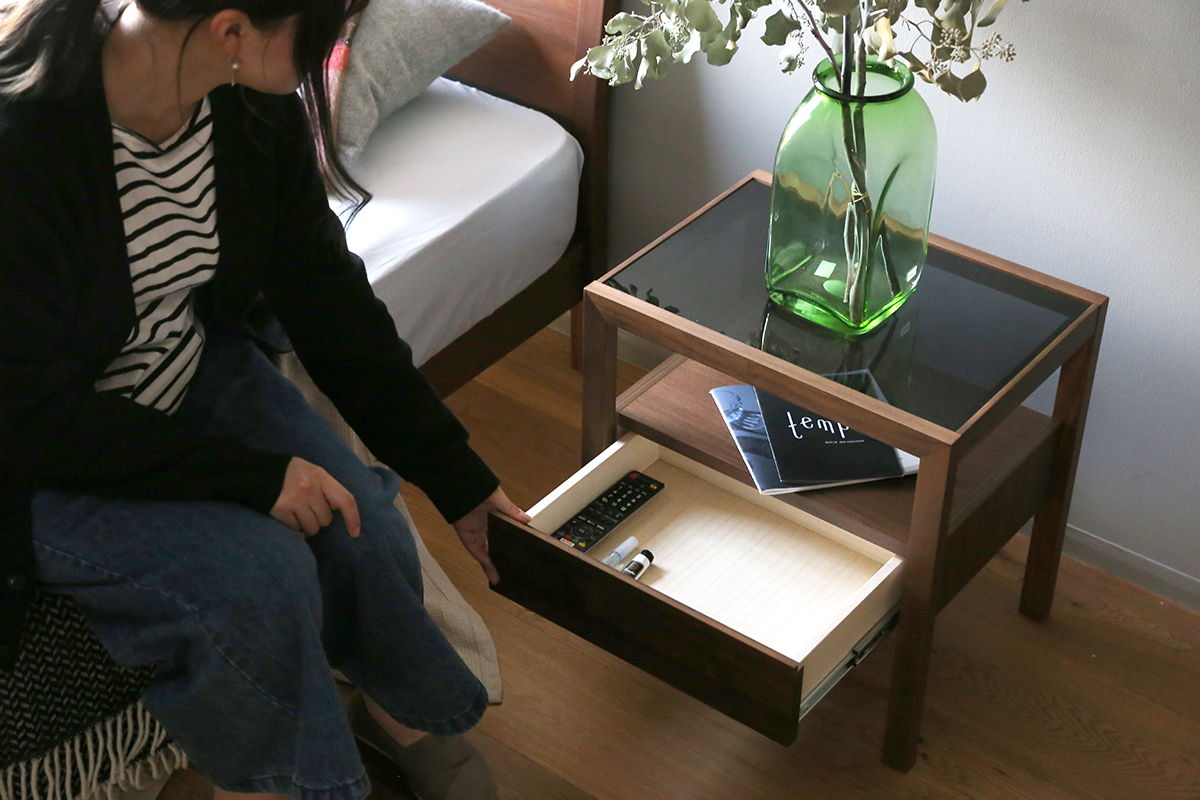 無垢材を存分に生かしながら機能性もぬかりない創り