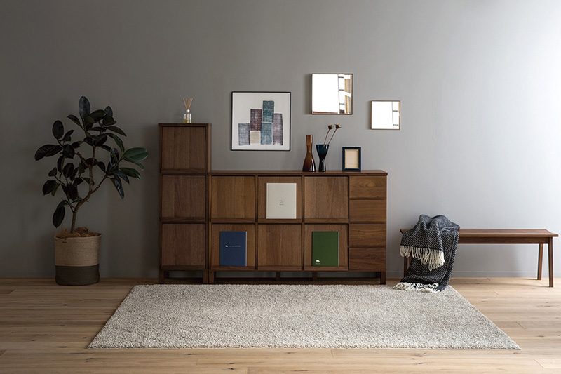 空間に美しく収まるシルエット