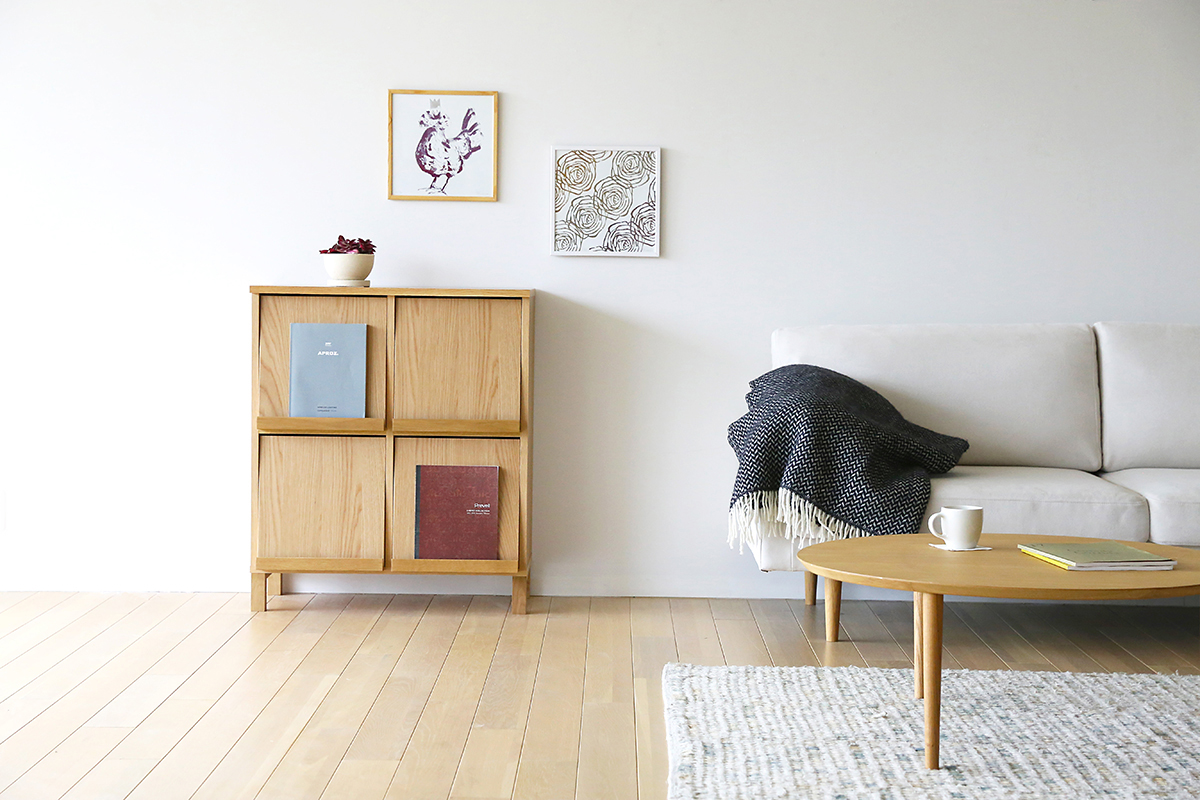 空間に美しく収まるシルエット