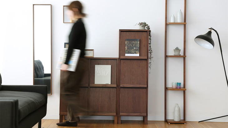 空間に美しく収まるシルエット