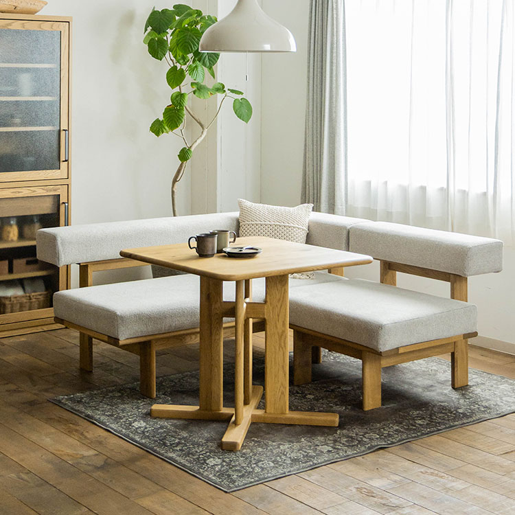 くつろぎのダイニングセットを作ることができるハルヒ リビングダイニングテーブル