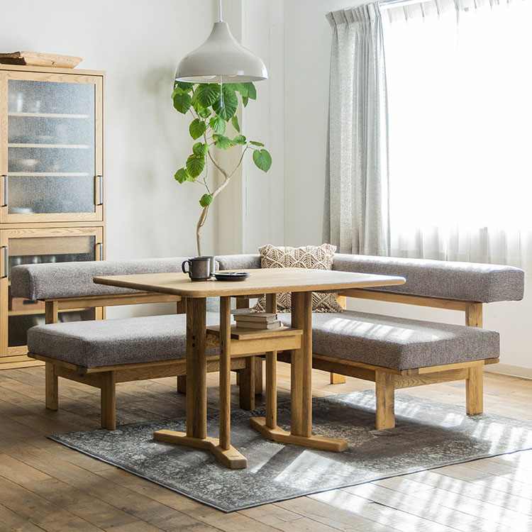 くつろぎのダイニングセットを作ることができるハルヒ リビングダイニングテーブル