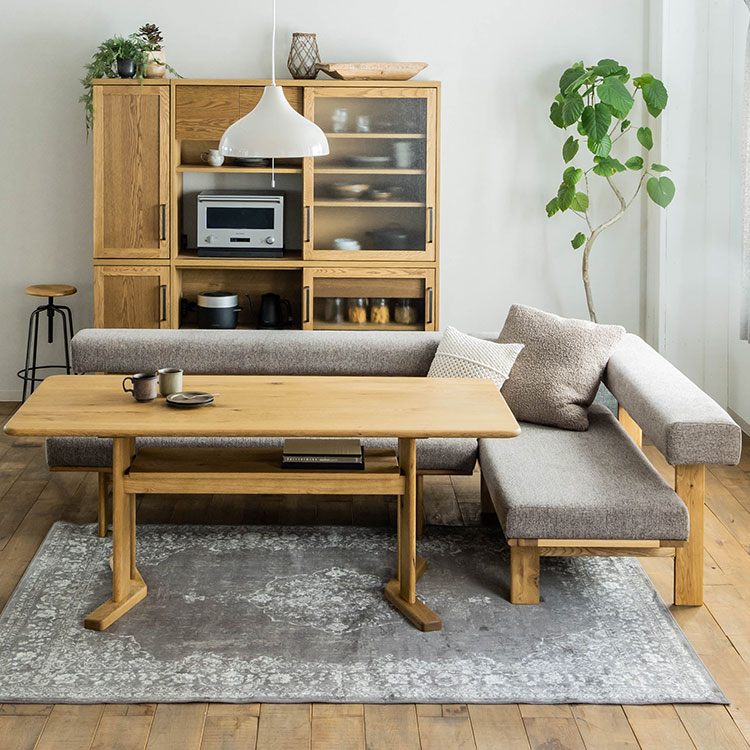 くつろぎのダイニングセットを作ることができるハルヒ リビングダイニングテーブル